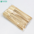 Anhui incluso pinchos de barbacoa desechables naturales compostables, pincho de paleta de pistola de bambú para barbacoa con logotipo personalizado